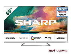 Sharp 4T-C65EQ4EM2AG телевізор 65 дюймів 4K з Android TV