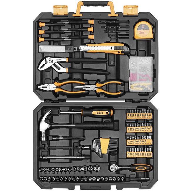 Набор инструментов Deko 16006 196шт | набор ручного инструмента в кейсе - фото 3 - id-p1569513787