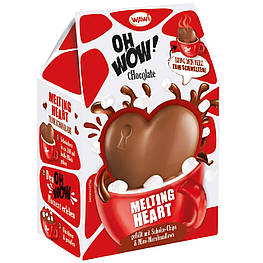 OH WOW! Шоколадне серце з шоколадними шматочками і маршмеллоу 65g