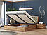 Ліжко Токіо Нове 50 з натурального дерева Бук та підйомним механізмом, фото 2