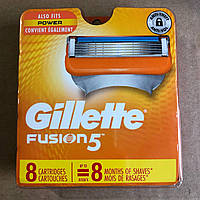 Картриджі для гоління Gillette Fusion5 8 шт. USA ORIGINAL