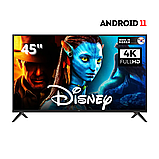 ТВ СМАРТ телевізор Ergo 45" Smart-TV/Full HD/DVB-T2/USB (1920×1080) Android 11 + ТВ пульт, фото 2
