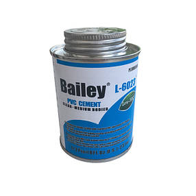 Клей для труб ПВХ Bailey L-6023 237 мл, фото 1