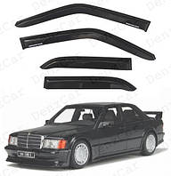 Ветровики Mercedes Benz 190 (W201) Sd 1982-1993(на скотче)\Дефлекторы окон Мерседес 190/201