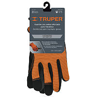 Перчатки рабочие с усиленной ладонью на манжете Truper