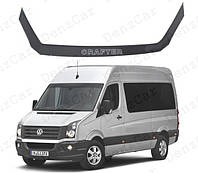 Дефлектор капота Volkswagen Crafter 2006-\Мухобойка Фольксваген Крафтер