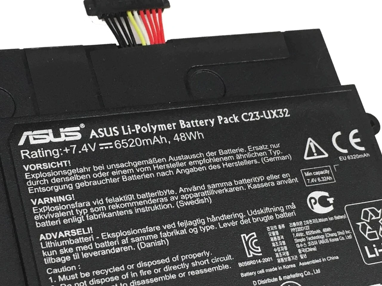 Оригінальна батарея для ноутбука Asus ZenBook UX305C, UX305F, UX305CA, UX305FA - C31N1411 (+11.4 V 45Wh) АКБ