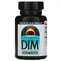 Женское здоровье, ДИМ, Source Naturals, DIM ,дииндолинметан, 100 мг, 60 таблеток