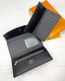 Жіночий місткий гаманець ЛВ (20005-1) grey, фото 3