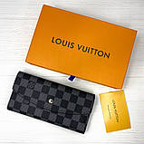 Жіночий місткий гаманець ЛВ (20005-1) grey, фото 4