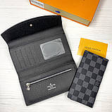 Жіночий місткий гаманець ЛВ (20005-1) grey, фото 8