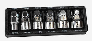 Універсальний ключ із тріскачкою на 8-21 мм. Bass Polska 7080, фото 3