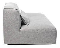 Модульний диван Рим відкритий правий шезлонг сріблясто сірий, фото 7