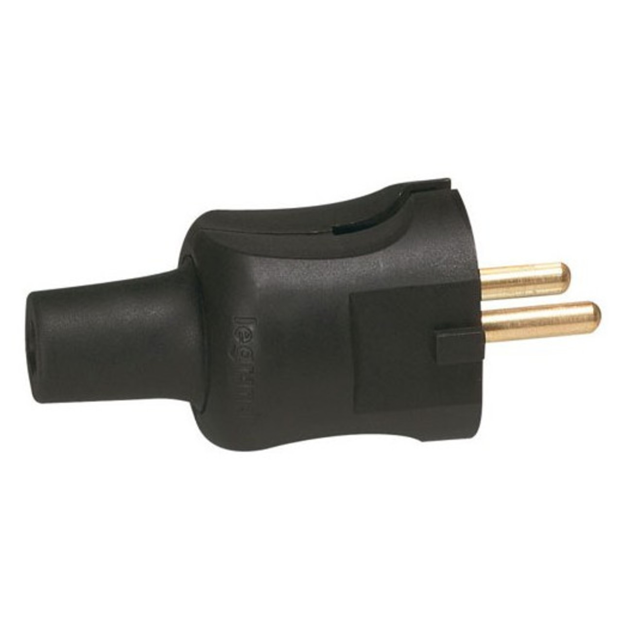 Виделка Legrand без з/к 16 А гумова чорна (50181), фото 1