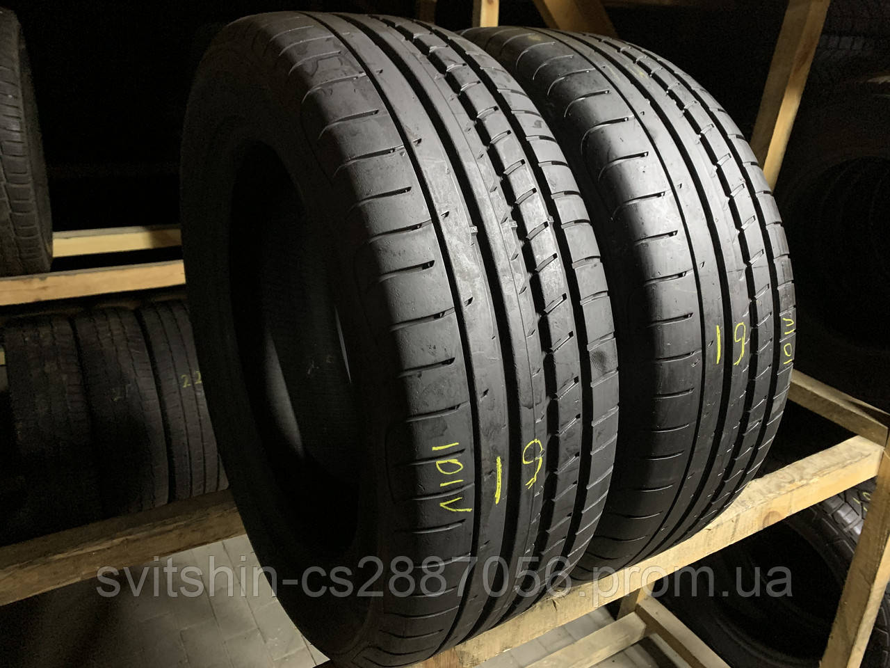Шини літо 235/55R19 Goodyear Eagle F1 7+мм 19рік 2шт