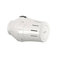 Термостатична головка Simplex Exclusive TC-E1 з клемним з'єднанням з установкою ноля біла