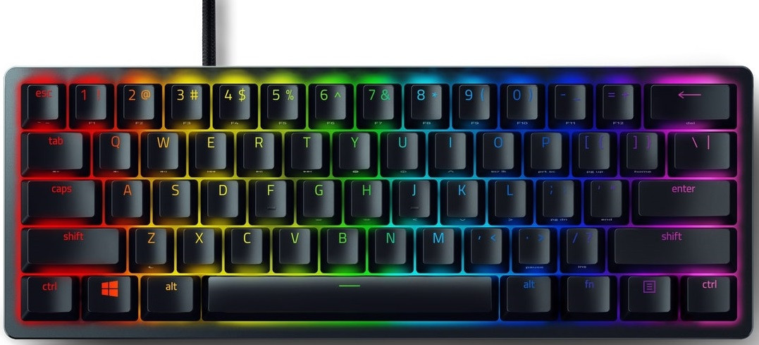 Клавіатура Razer Huntsman Mini RGB 61key Red Switch USB EN Black