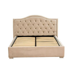 Ліжко з м'яким наголов'ям Embawood Амелія з підіймальним механізмом, бежева