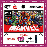 Смарт телевизор TCL 45" Smart-TV/Full HD/DVB-T2/USB Android 13.0 + ТВ пульт