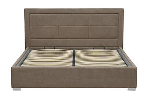 Ліжко з м'яким наголов'ям Embawood Тіффані з підіймальним механізмом, коричневе