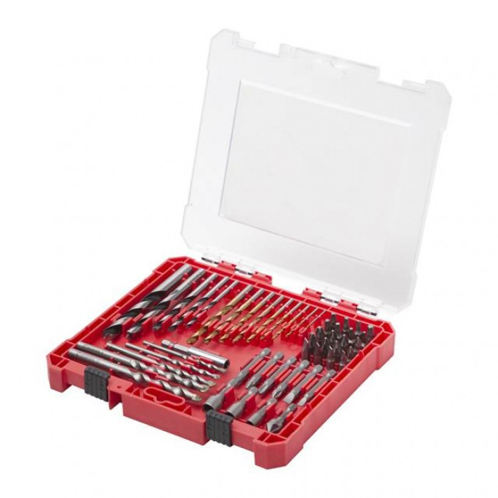 Набір свердел і біт 50 шт INTERTOOL SD-0050, фото 1