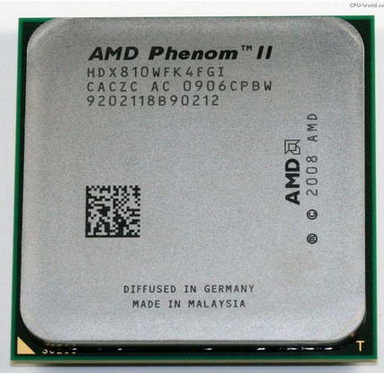 ПОТУЖНИЙ Процесор AMD SAM3, am2+ PHENOM II X4 810 — 4 ЯДРА (4 по 2.6 GHz)