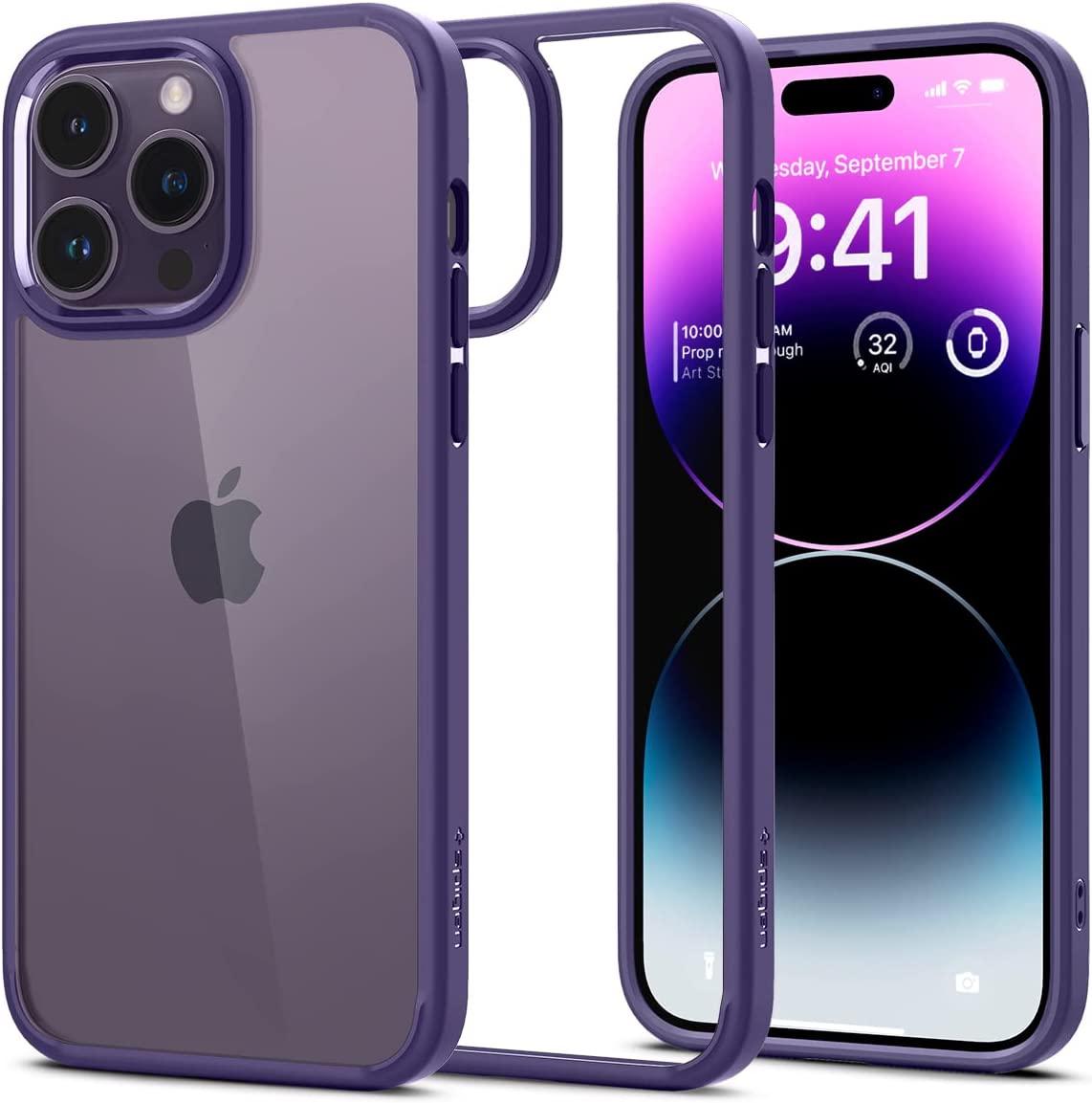 Чохол Spigen для iPhone 14 Pro - Ultra Hybrid, Deep Purple (ACS05577)