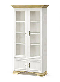 Вітрина 2В2Д модульної системи Ірис дуб золотий / андерсон пайн Меблі Сервіс