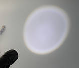 Ручний акумуляторний ліхтарик BL-513 zoom з бічною панеллю, фото 4