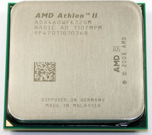 ПОТУЖНИЙ Процесор AMD SAM2 + AM3 ATHLON II X3 460 — 3 по 3.4 Ghz кожне) SAM3