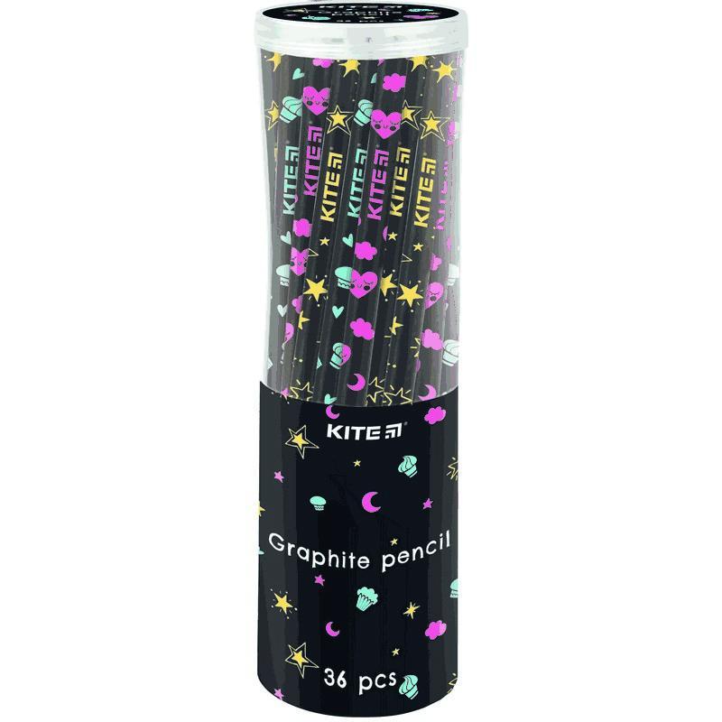 Олівець графітний з кристалом Kite Sweet K22-059-3, фото 1