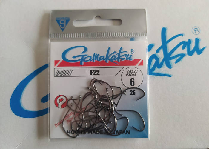 Крючки Gamakatsu F22 black 006 (25шт), цена: 181.40 ₴, купить на Prom.ua