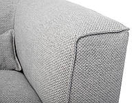 Модульний диван Рим — кутовий модуль сріблясто сірий, фото 7