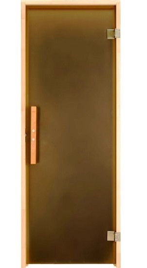 Двері для лазні та сауни Tesli Lux RS 200 x 70 тон бронза.