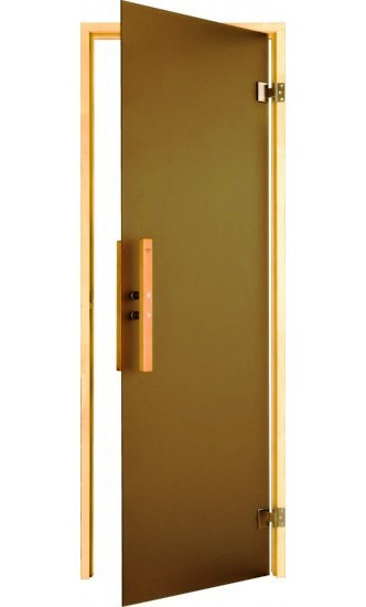 Дверь для бани и сауны Tesli Lux RS 200 * 70 тон бронза. - фото 2 - id-p437969