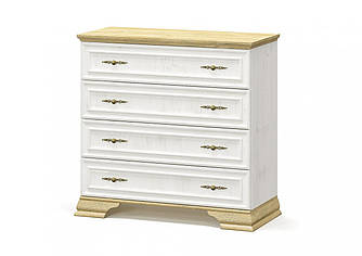 Комод 4Ш модульної системи Ірис дуб золотий / андерсон пайн Меблі Сервіс