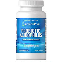 Пробіотики Puritan's Pride Probiotic Acidophilus 100 caps