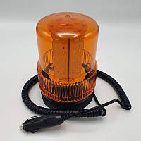 Маячок оранжевый магнитный 12-24V LED