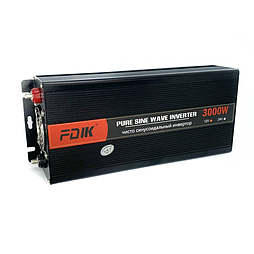 Інверторний перетворювач напруги FDIK Pure Sine Wave Inverter 12V/220V 3000 W з чистою синусоїдою