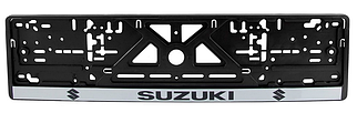 Рамка номерного знака пластик для авто SUZUKI. Пластикова рамка на номери
