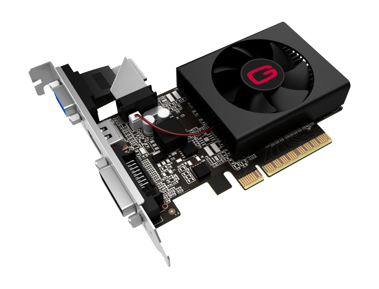 ВІДЕОКАРТА Pci-E nVIDIA GeFORCE GT 710 на 1 GB з HDMI на DDR3 з ГАРАНТІЄЮ (відеоадаптер GT710 1GB)