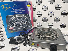 Електроплитка однокамфорна вузький тен Батлер CH-010B GRAY (1000 Вт)