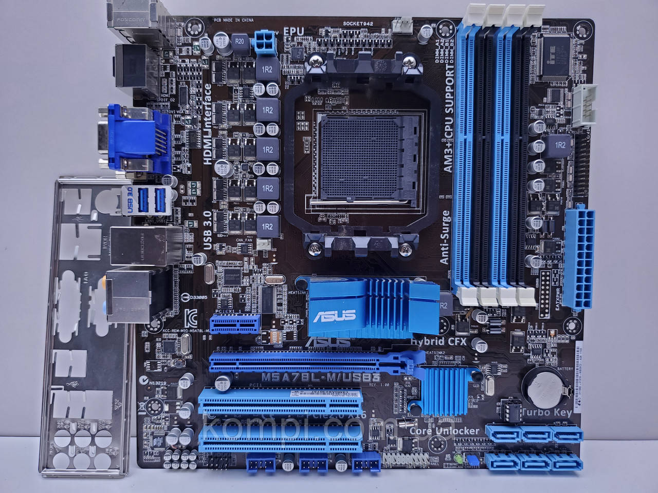 Материнська плата ASUS M5A78L-M/USB3 AM3/AM3+  AMD FX DDR3, фото 1