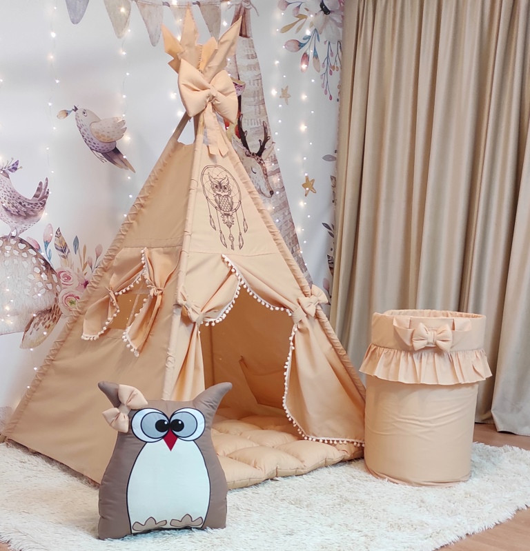 Вігвам Совунья БОН БОН + кошик для іграшок Повний комплект !