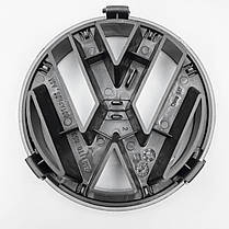 Емблема перед, значок решітки радіатора VW Volkswagen 125 мм GOLF 5, Polo, Touran, CADDY, EOS Карбон, фото 4