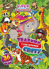 Розмальовка А-4 36стор. Апельсин Супер розмалюйка РМ-3 mix, фото 4