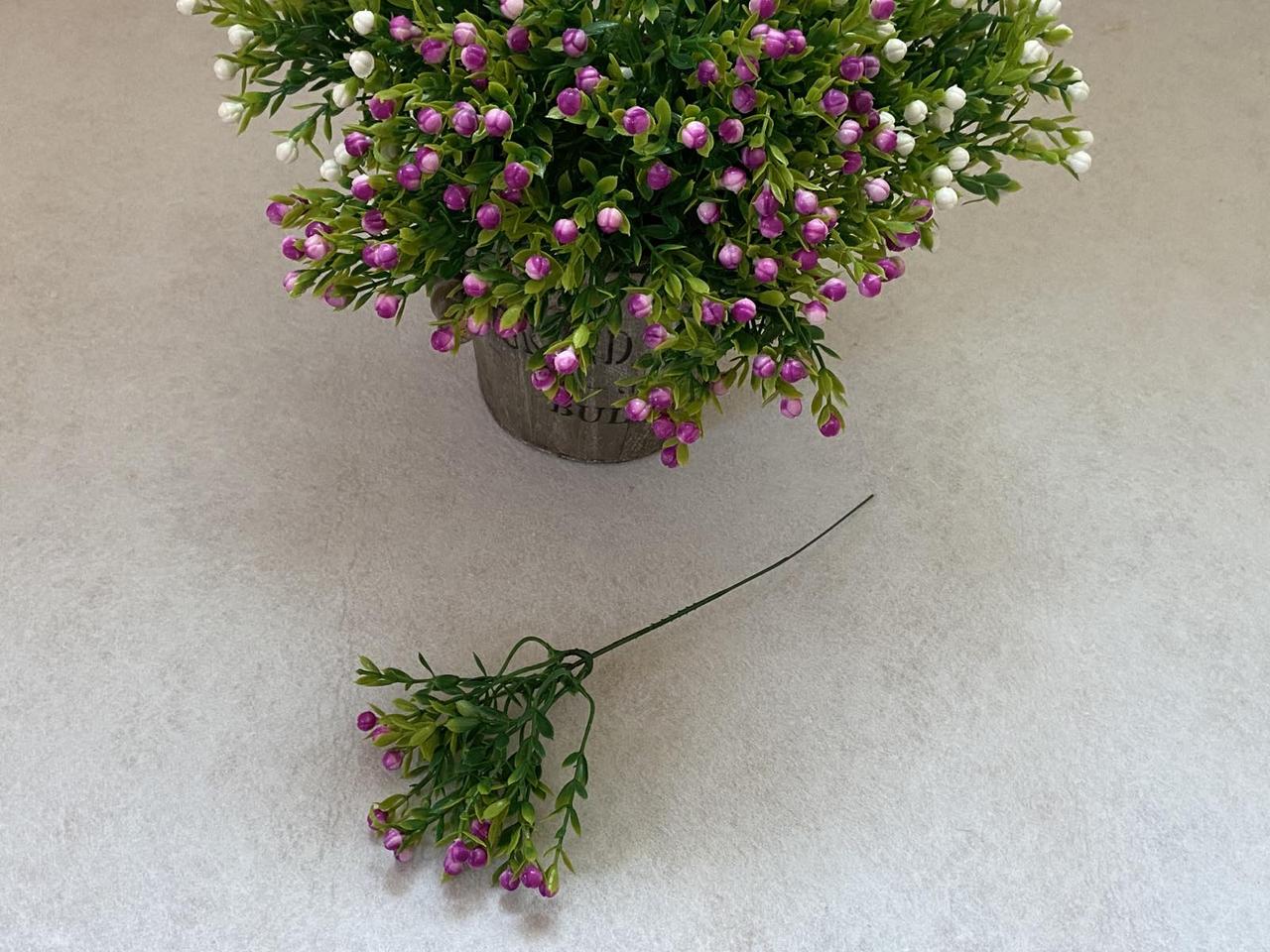 ЦЕНА ЗА 5 шт Штучний букет бутонів зеленню , домішка до букетів, ціна вказана за 5 букетів