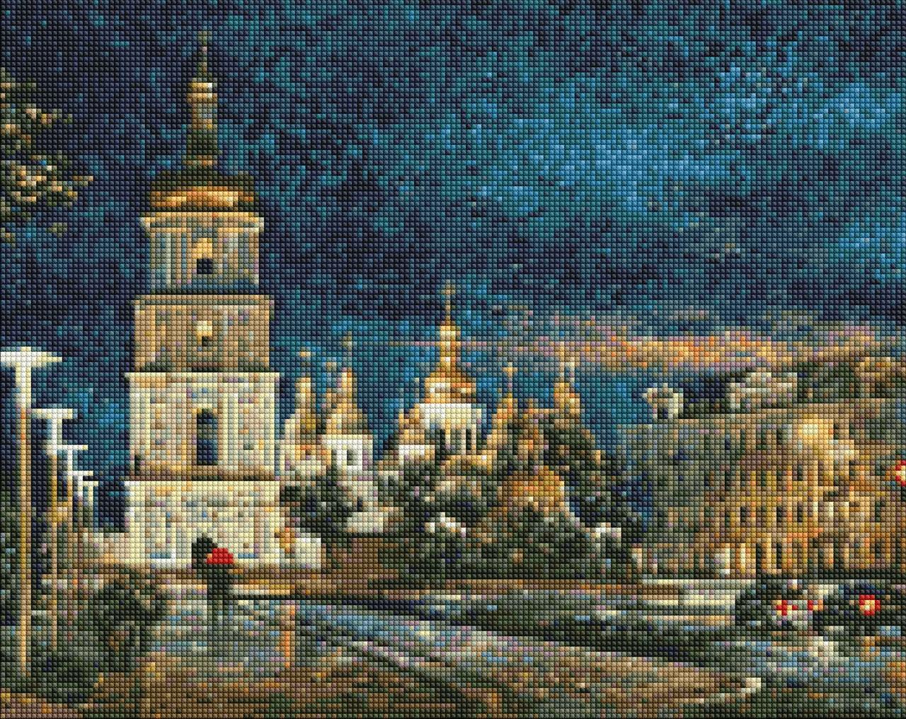 Алмазна мозаїка вишивка 40х50 см Софійська площа ©Сергій Брандт Ідейка