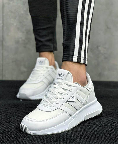 Мужские Кроссовки Adidas Classic White Классические Белые Адидас 40 ...