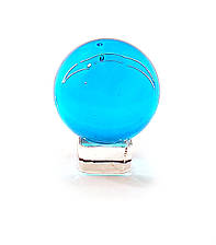 Куля кришталева на підставці блакитна (5 см) (32368)
